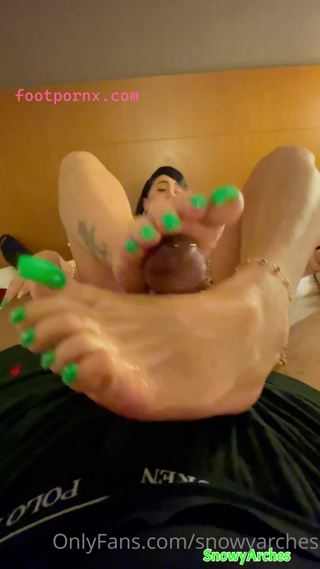 snowyarches long toenails footjob  26