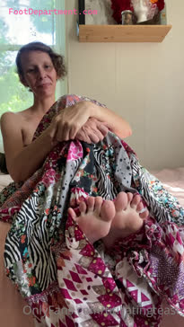 titillatingtease girl in dress wrinkly soles