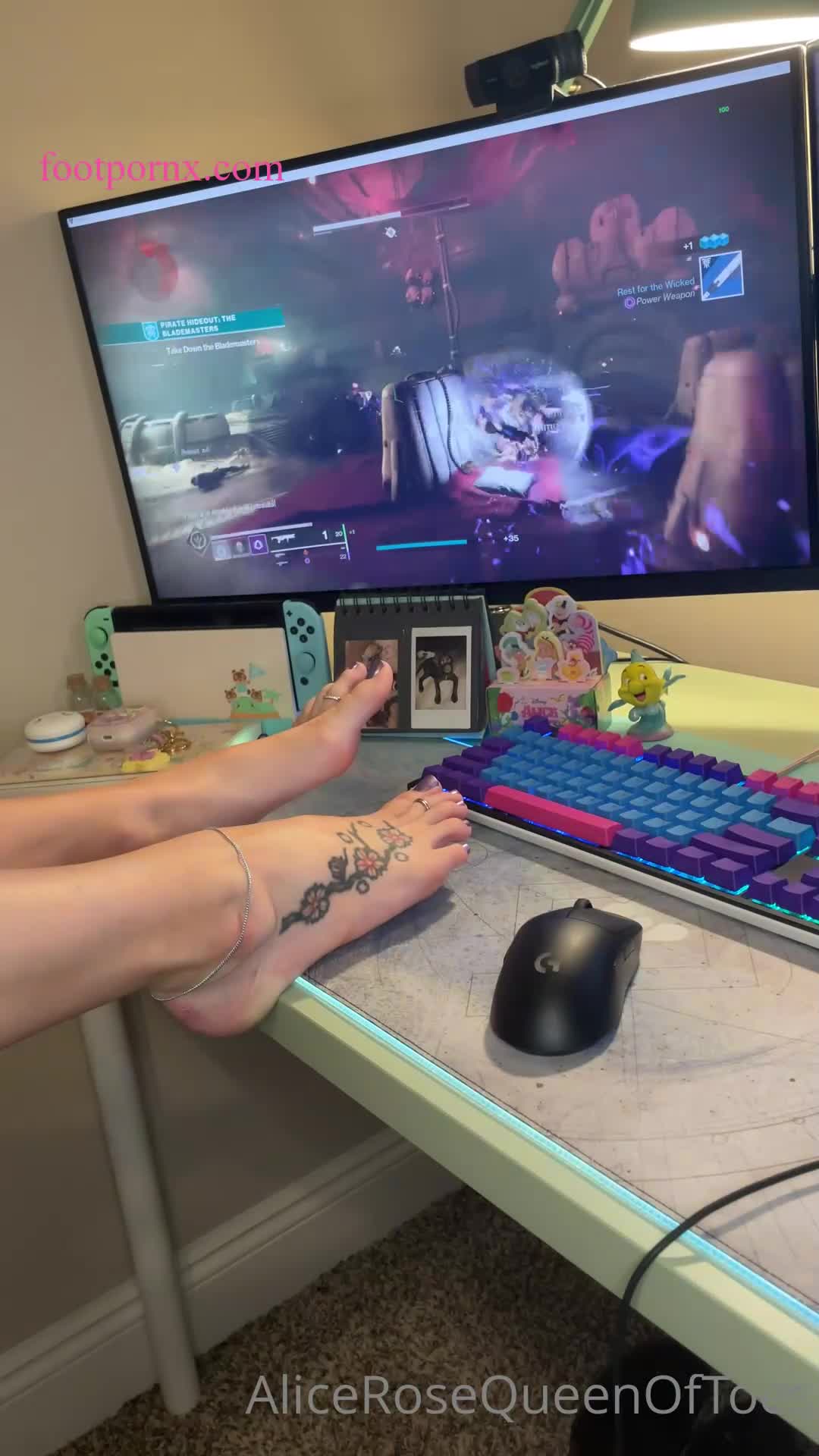 alicerosequeenoftoes  foot porn 4