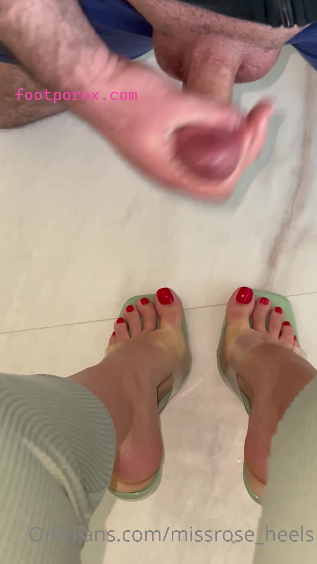 missrose_heels Joi on my new red toe nails cum eating 3