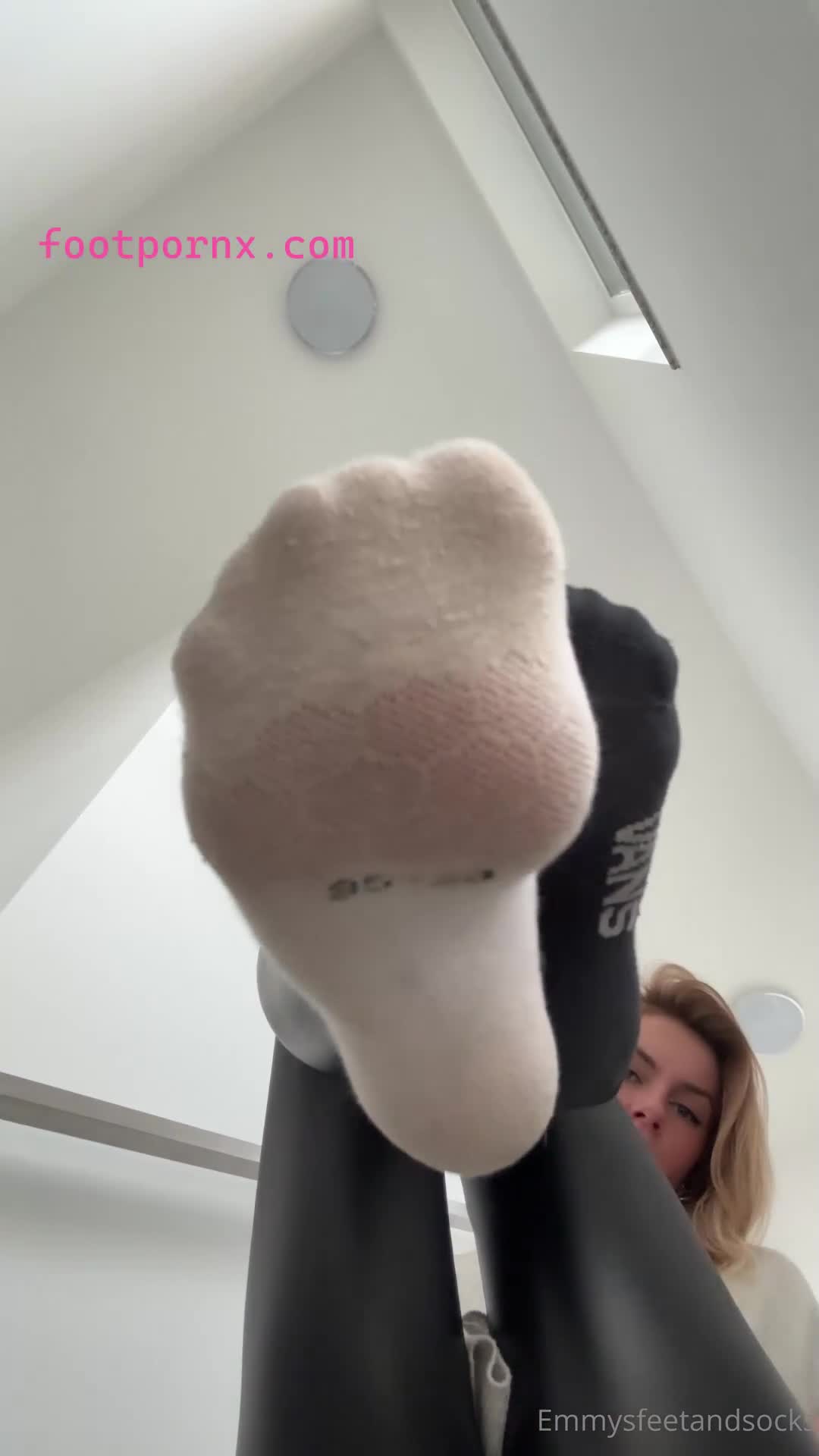 emmyfeetandsocks german foot girl pretty soles sock removal 5