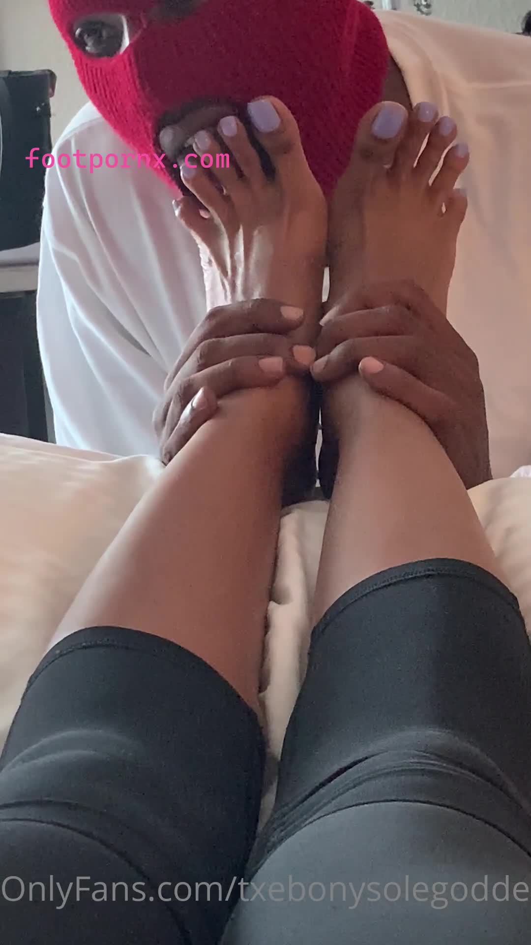 100ktoes ebony footjob on bbc 12
