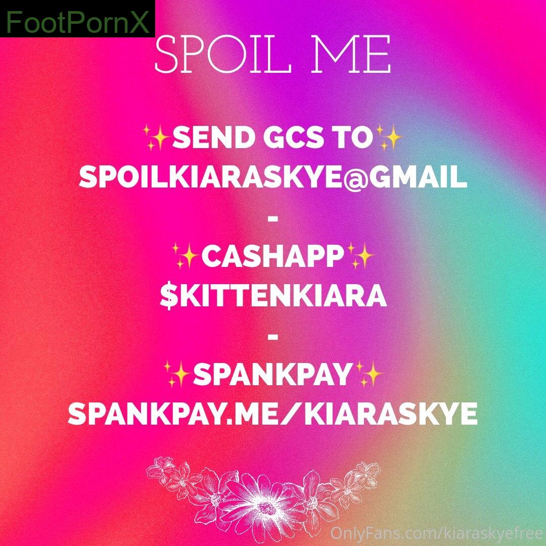kiaraskyefree feet photo 19