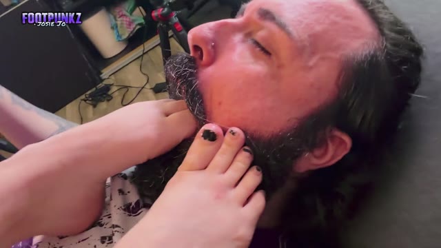 Footpunkz - Bratty Little Josie Jo Foot Gagging And Worship Handjob