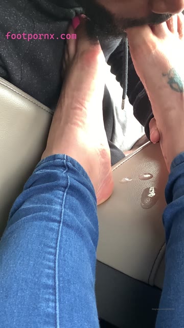 theemonae ebony feet foot worship and footjob 10