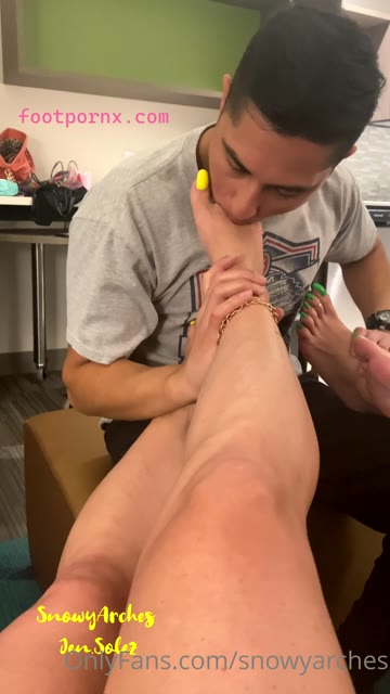 snowyarches long toenails footjob  38