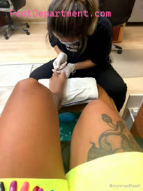mymixedfeeet fresh pedi